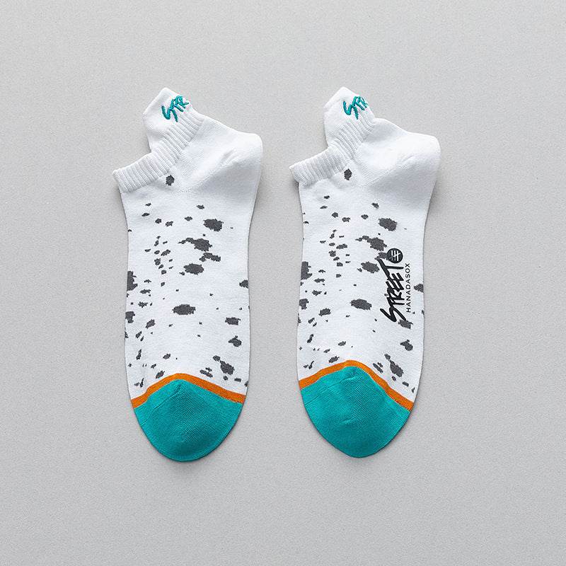 Socks Men's Summer Cotton Deodorant Sweat-absorbent Socks Shallow Mouth Low Cut - Mubimart