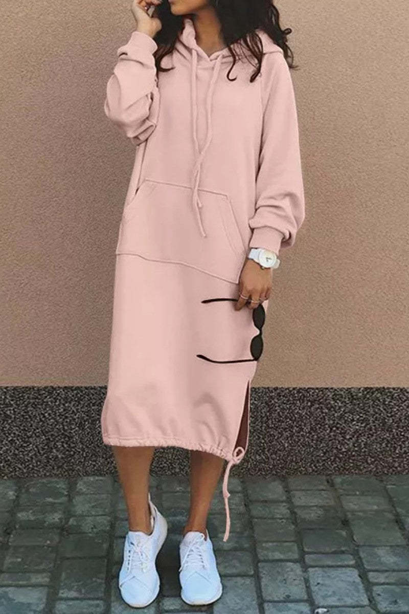 Plus Size Long Sweater Hoodie