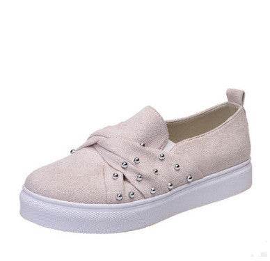 Plus Size Lady Causal Shoes Women Slip-On Loafers - Mubimart