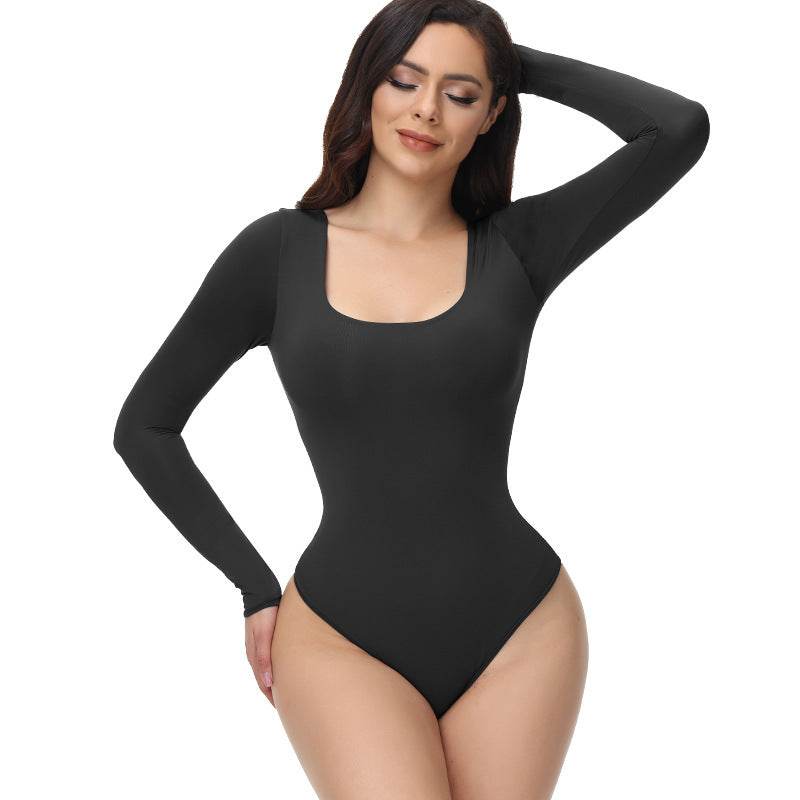 Seamless Bodysuit Shapewear Nude Bodysuit Training Clothes - Mubimart