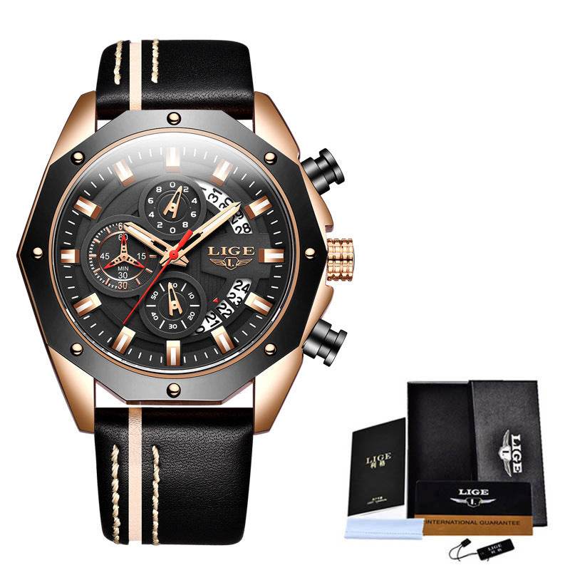 Fashion Mens Watches Top Brand Luxury Silicone Sport Watch Men Quartz Date Clock Waterproof Wristwatch Chronograph - Mubimart