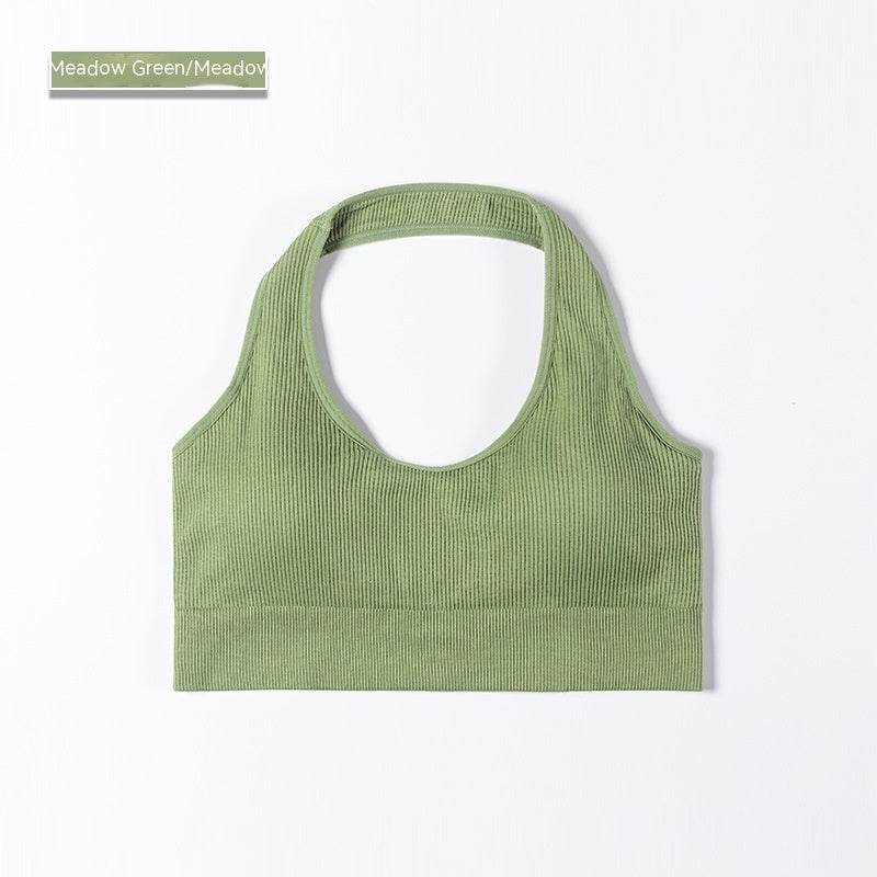 Bra European And American Sports Fitness Yoga Sports Bra - Mubimart