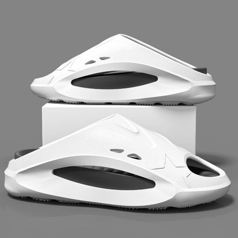 Summer Outdoor Sports Slipper Men Fashion Beach Shoes Indoor Non-slip Floor Bathroom Slippers Women House Shoes - Mubimart