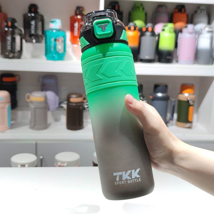 Large Capacity High Temperature Resistant Plastic Sports Bottle Good-looking Student Men's Gift - Mubimart
