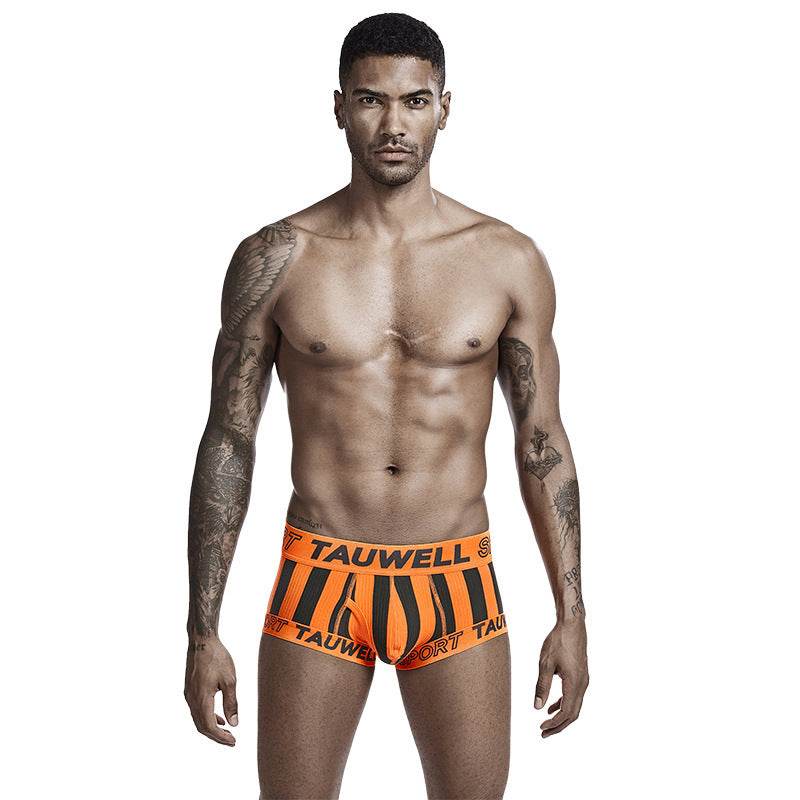 Boxer Briefs Vertical Stripe Movement - Mubimart