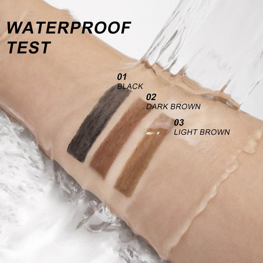 Fog Sense Three In One Eyebrow Pencil Waterproof Smear-proof - Mubimart