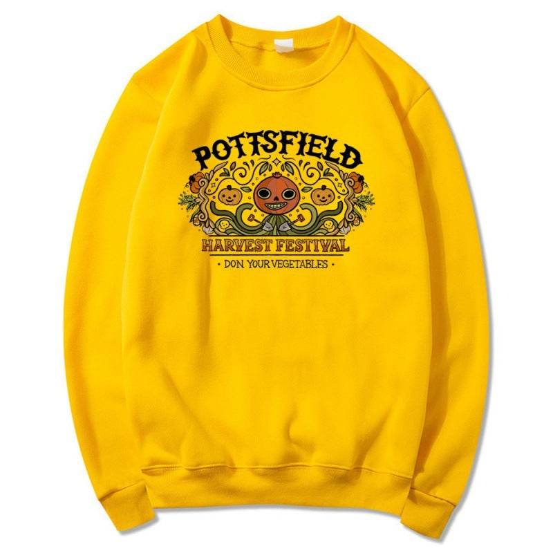 Women's Halloween Pumpkin Print Sweatshirts - Mubimart