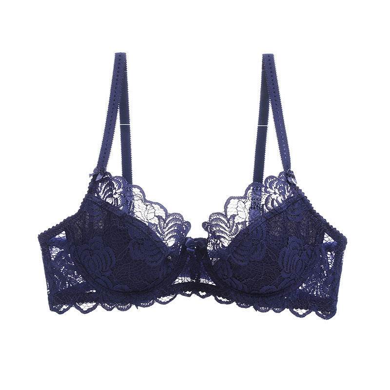 Lace Lingerie Breathable Comfortable Thin Large Size Bra Bra - Mubimart