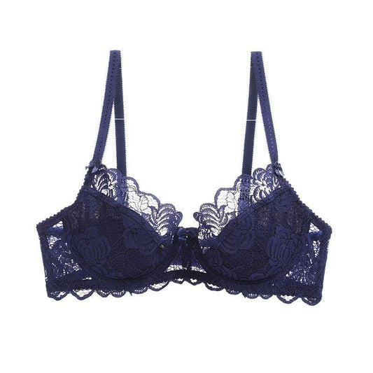 Lace Lingerie Breathable Comfortable Thin Large Size Bra Bra - Mubimart