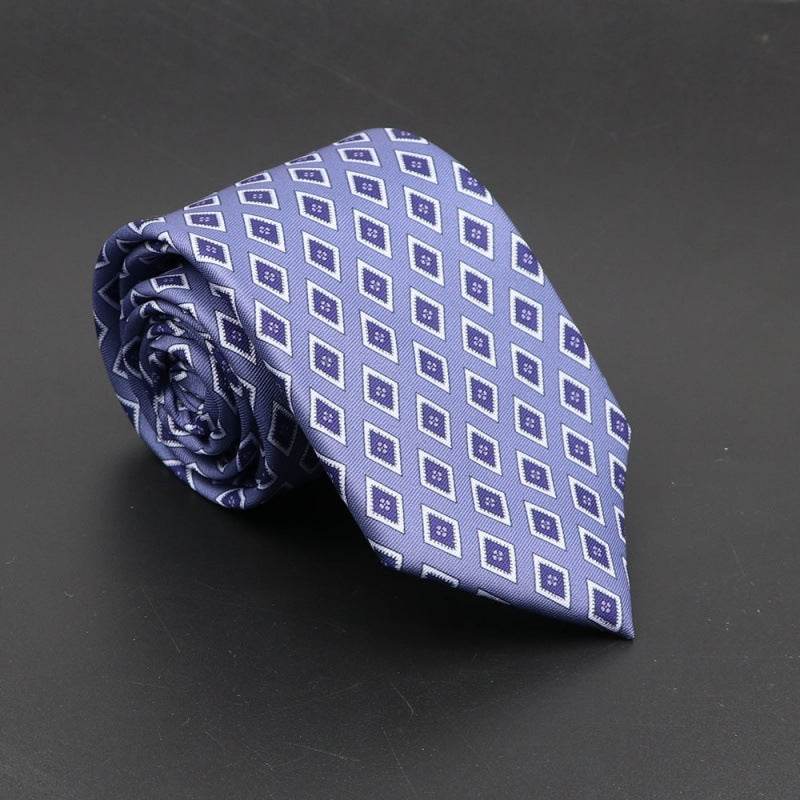Super Soft Bohemian Silk Ties Men's Fashion 75mm Necktie - Mubimart