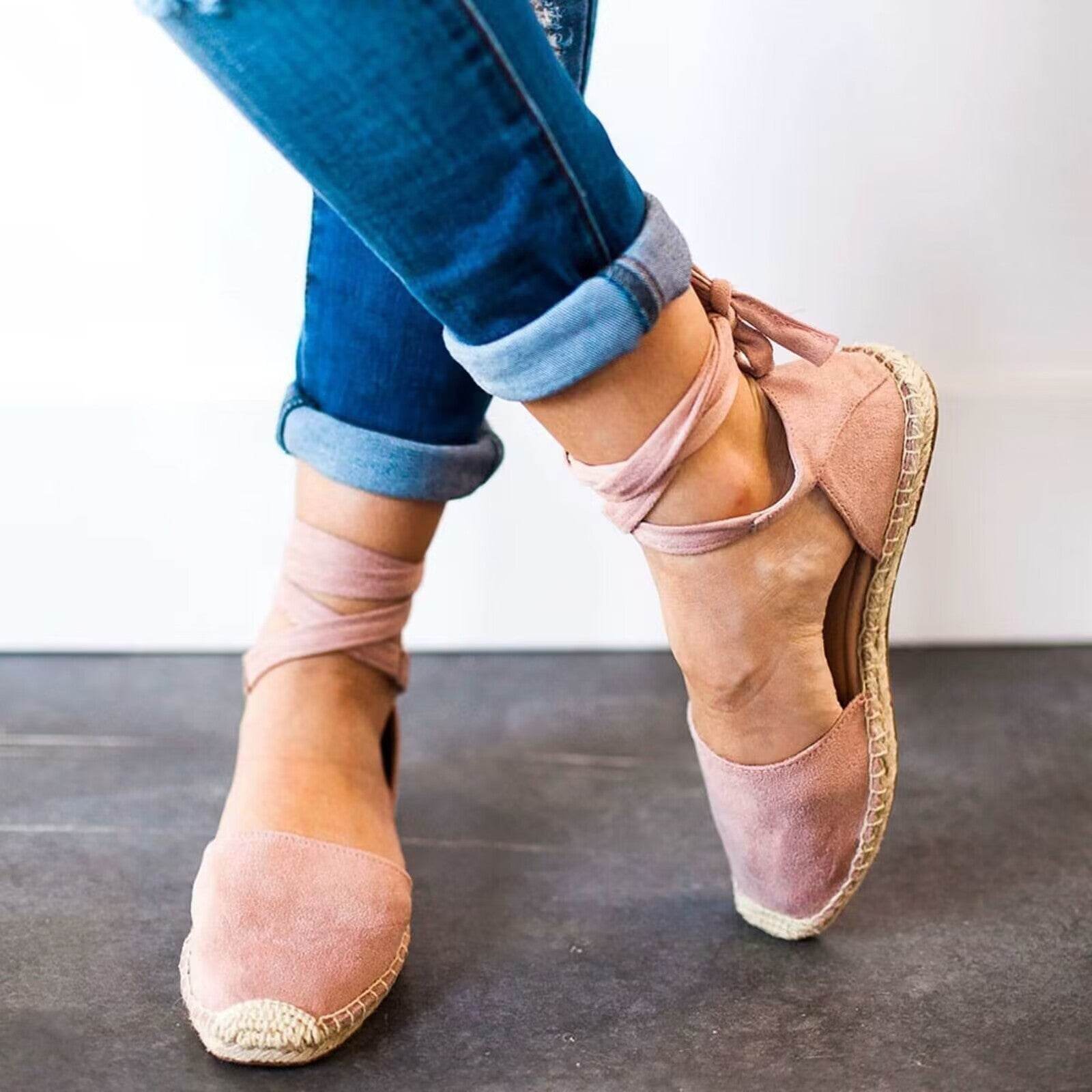 Casual Sandals Flat Strap Women's Sandals - Mubimart