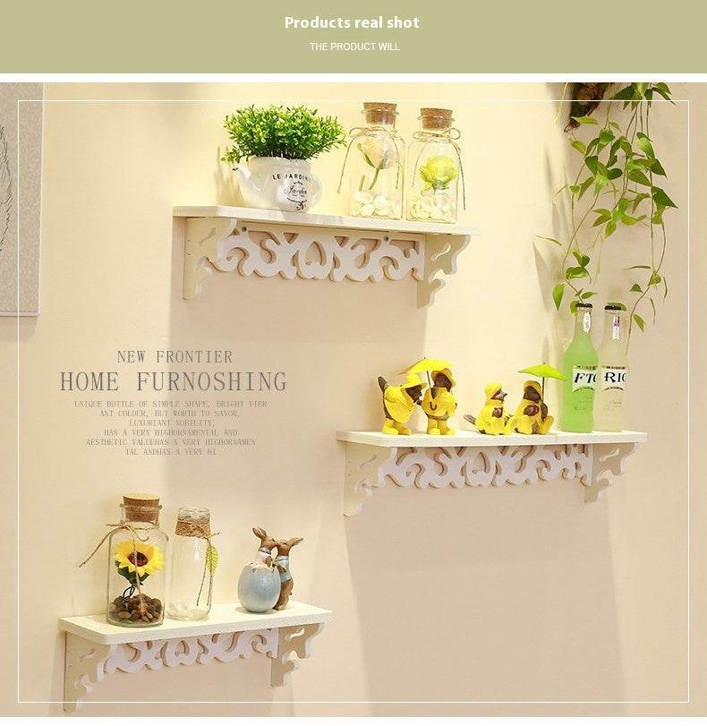 PVC Wall Shelf Punch-free - Mubimart