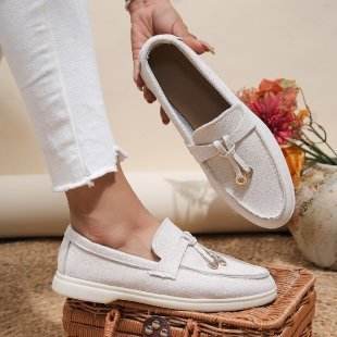 Slip-on High-end Loafers Gommino Women - Mubimart