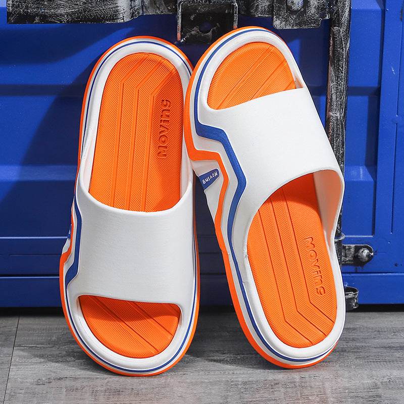 Outer Wear Home Non-slip Couple Bathroom Inside Bath Thick Bottom Sandal Mop - Mubimart