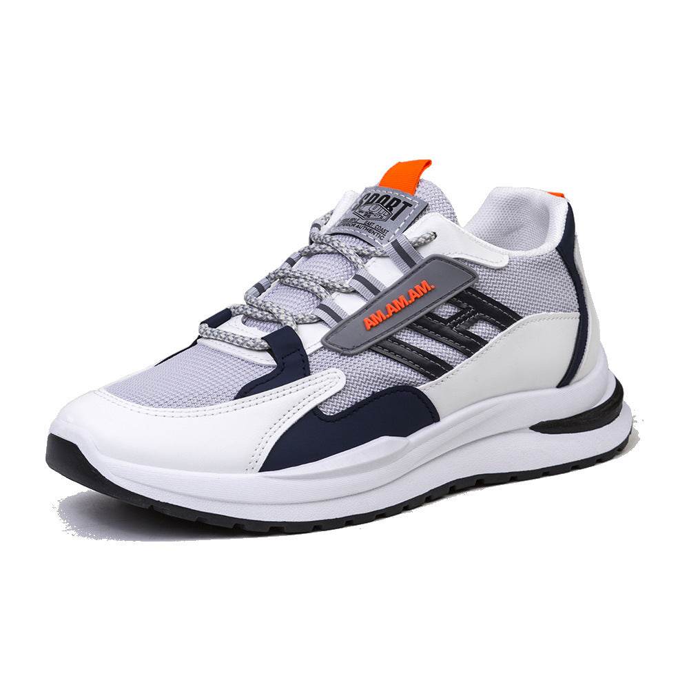 Men Sneakers White Sports Shoes Running Walking - Mubimart