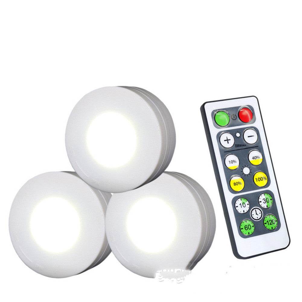 Creative Dimming Timing Cabinet Light Wireless Remote Control Night Light Touch Lamp Cabinet Light Small Night Lamp - Mubimart