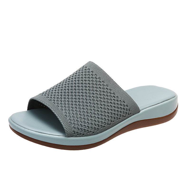 Women Shoes Summer Flat Sandals Casual Indoor Outdoor Slipper For Beach Shoes - Mubimart