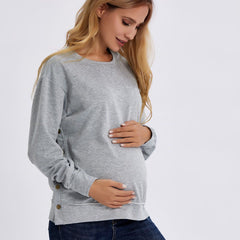 Autumn And Winter New Long Sleeve Maternity Clothing Loose Sweater