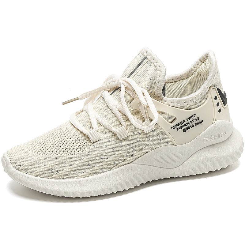 Breathable Casual Shoes Women All-match Korean Running Shoes - Mubimart