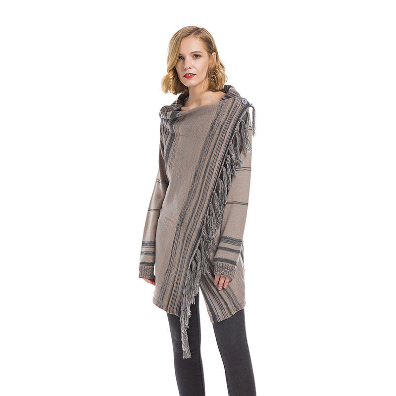 Cardigan Coat Plus Size Sweater - Mubimart -  