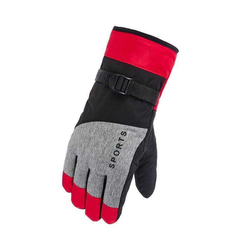 Men Ski Gloves Thickened And Velvet - Mubimart