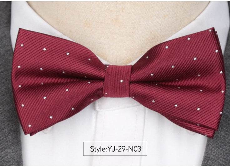 Men's Bow Ties Groom's Groomsmen Highlights - Mubimart