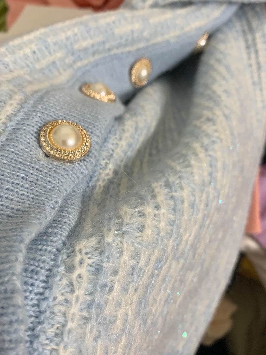 Gentle Temperament Young Lady Little Fragrant Wind Cardigan Women Loose Top - Mubimart
