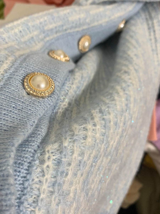 Gentle Temperament Young Lady Little Fragrant Wind Cardigan Women Loose Top - Mubimart