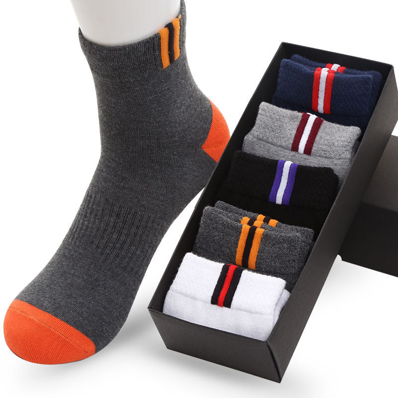 Men's In-tube Socks Trendy In-tube Socks Fashion Polyester Socks - Mubimart - Crew socks 