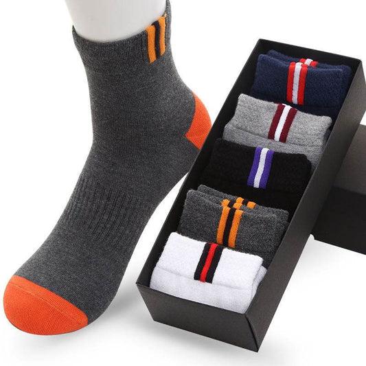 Men's In-tube Socks Trendy In-tube Socks Fashion Polyester Socks - Mubimart