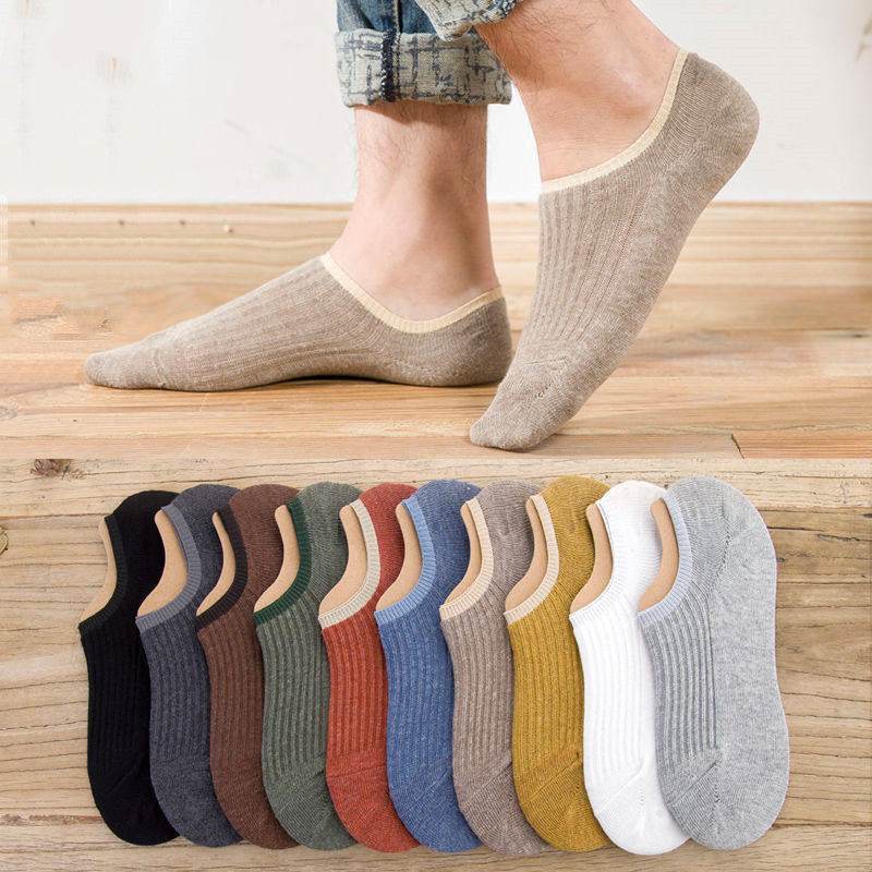Men's Crew Socks Thin Breathable Short Sleeve - Mubimart