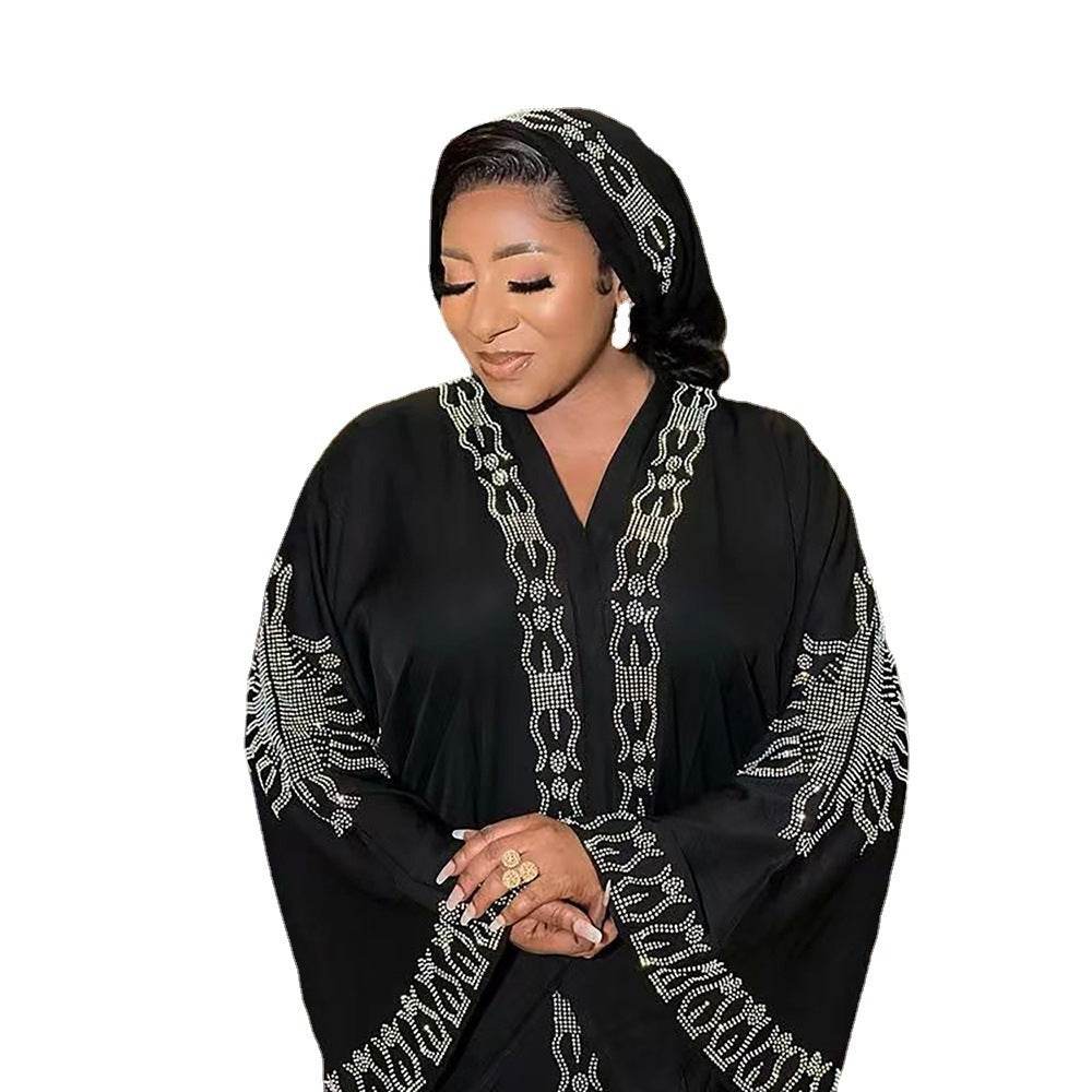 Ethnic Style Plus Size Dress Middle East Muslim Style Robe - Mubimart