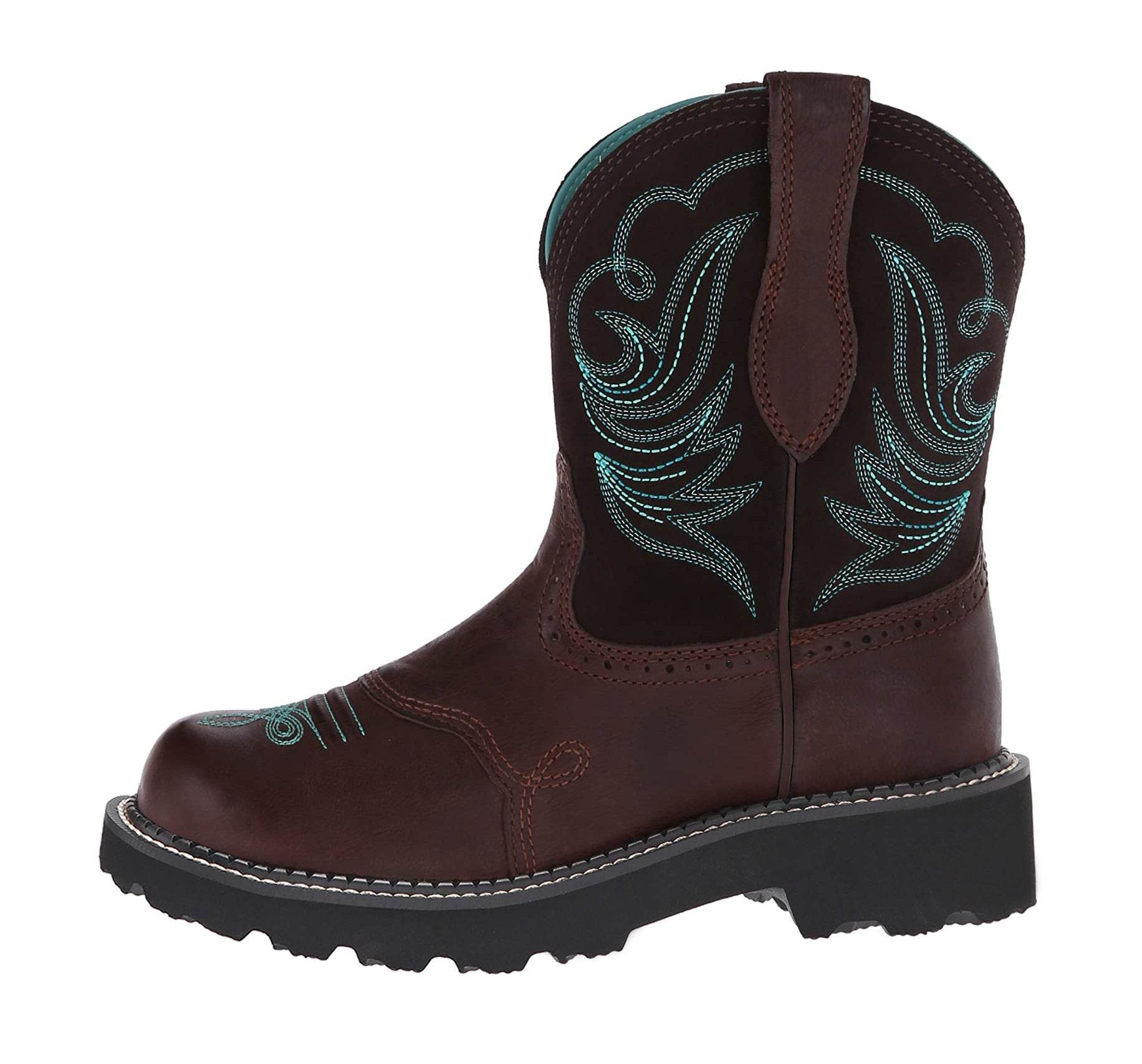 Embroidered Women Cowboy Boot Autumn And Winter Women's Mid Boots - Mubimart