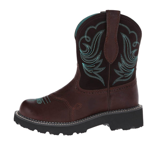 Embroidered Women Cowboy Boot Autumn And Winter Women's Mid Boots - Mubimart