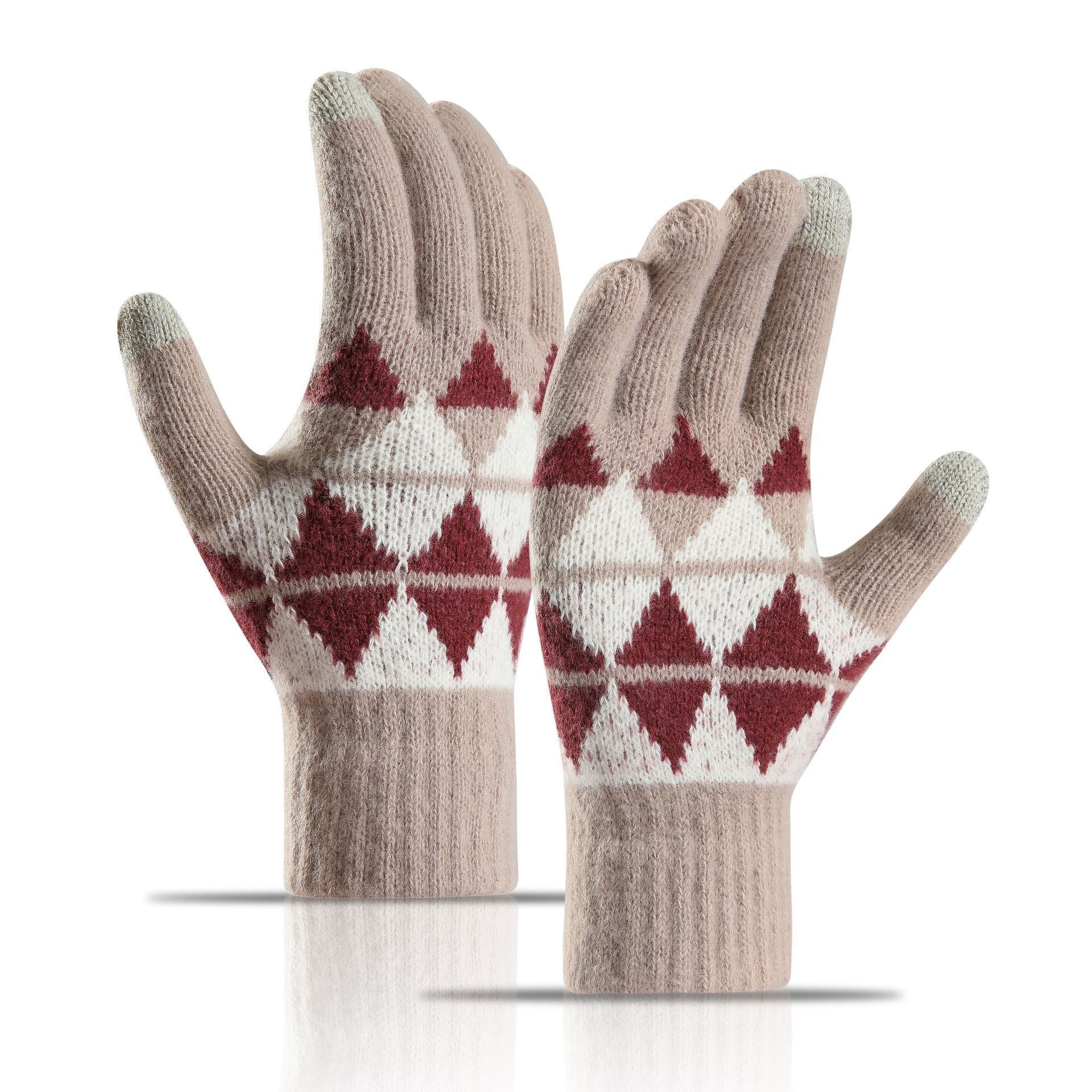 Neue Strickhandschuhe für Männer und Frauen im Herbst und Winter