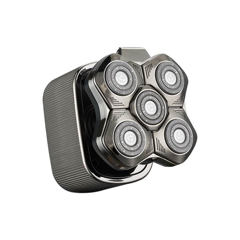 Cross-border Five-head Shaving Head Artifact For Men Shaver Multi-function Electric Shaver Scraping Hair Clippers Wholesale - Mubimart