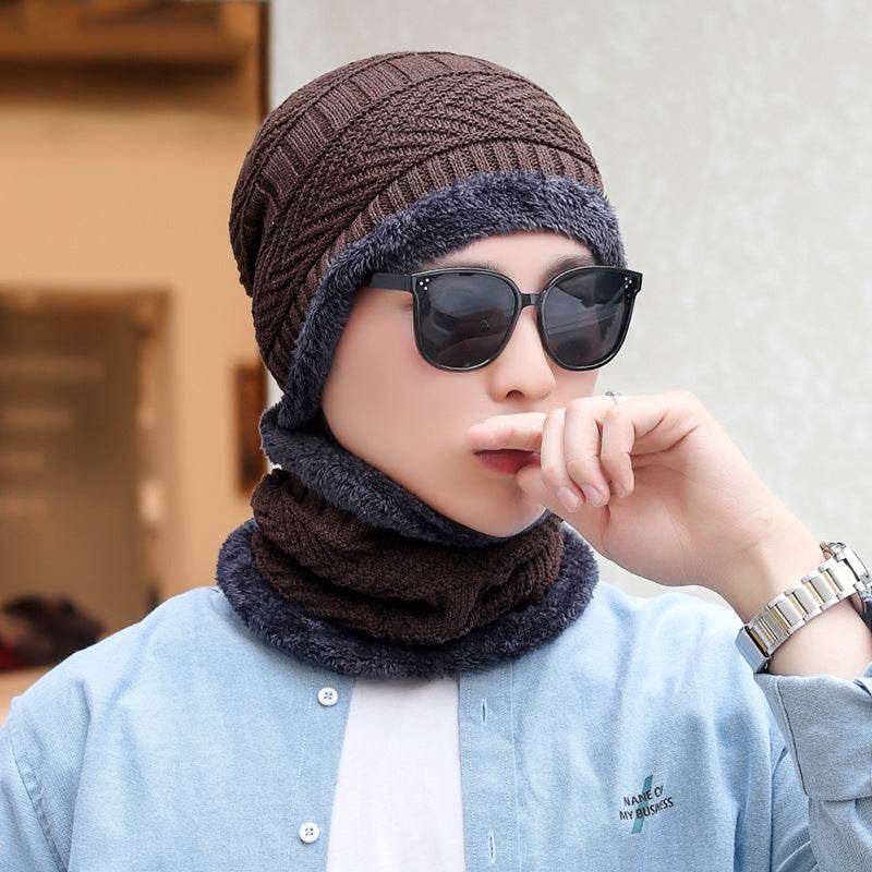 Coral Fleece Balaclava Winter Hat Beanies Unisex Hats - Mubimart