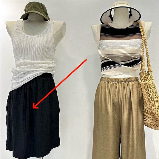 Workwear Parachute SkWomens Workwear Skirtsirt Women's Summer American Street - Mubimart