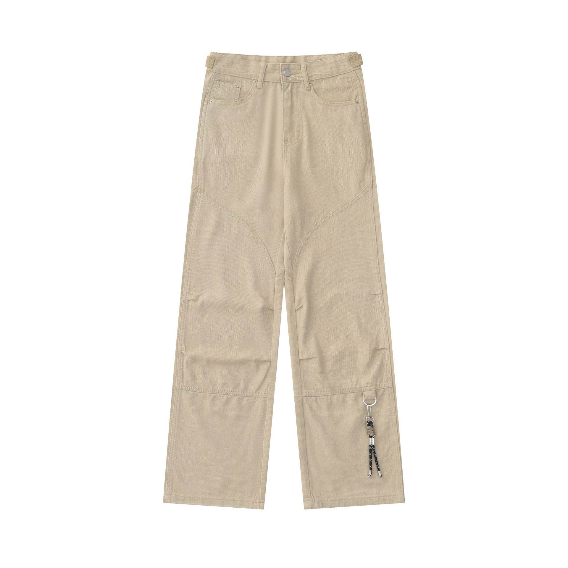 Narrow Design For Men And Women Straight Cargo Pants - Mubimart