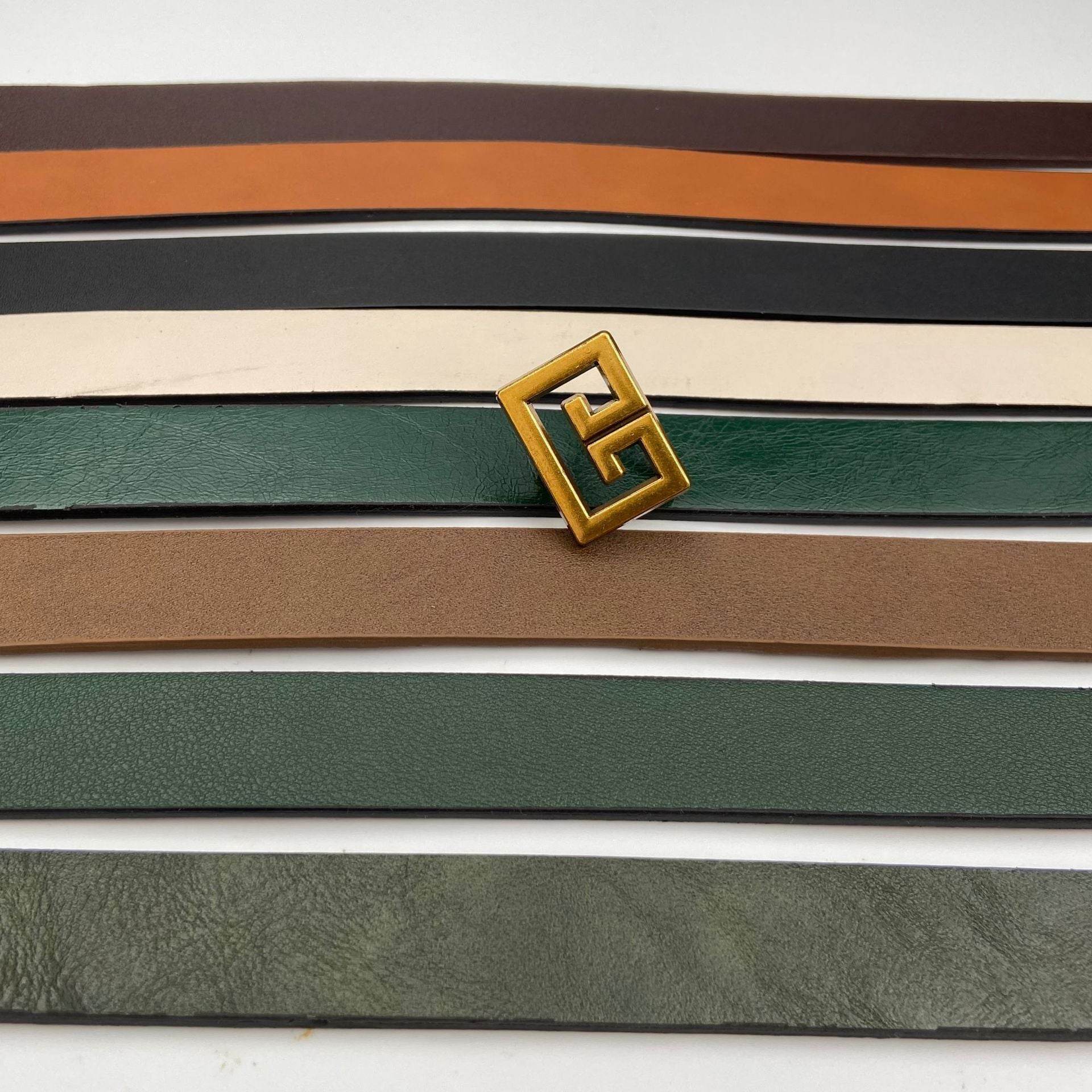 Women's Bronze With Decorative Belts For Clothes - Mubimart