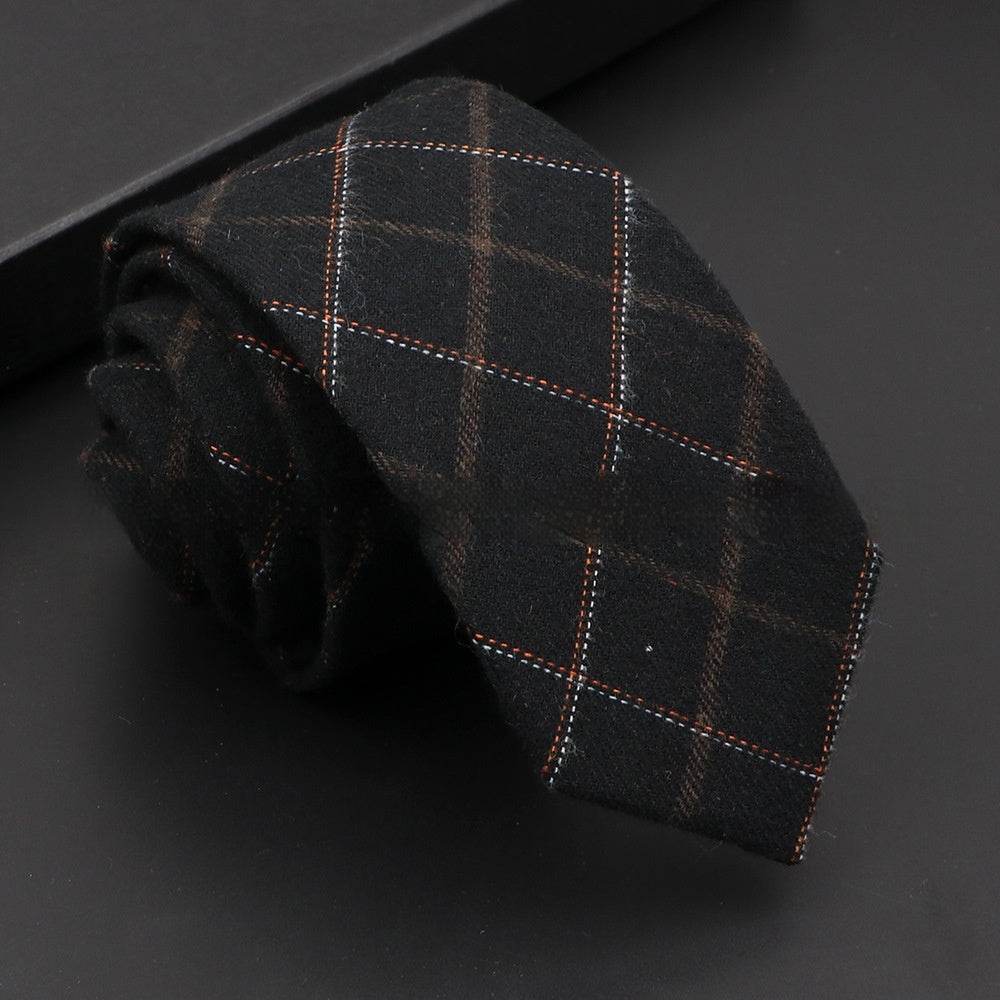 Artificial Woolen Necktie Korean Casual Accessories - Mubimart