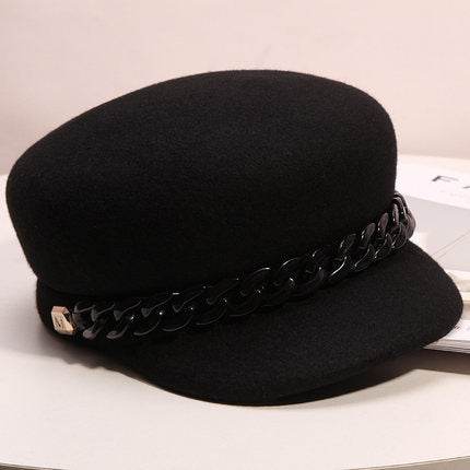 Hats Women's High-end Wool Cloth Retro - Mubimart