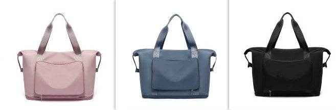 Foldable Large Capacity Women Gym Bags Shoulder Bag Women Training Travel Handle Handbag Yoga Sport Crossbody Tote Bag Women - Mubimart