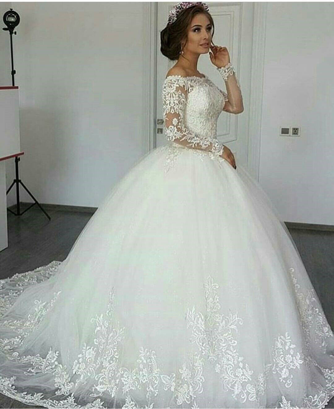 CustomElegant Wedding Gown Bridal Dresses - Mubimart - Bridal Dress 