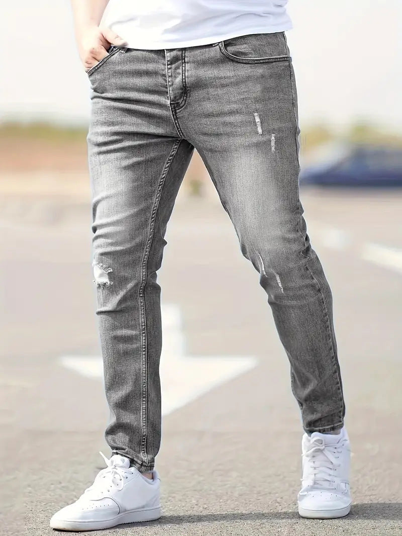 Slim-Fit-Stretch-Jeans im amerikanischen Stil