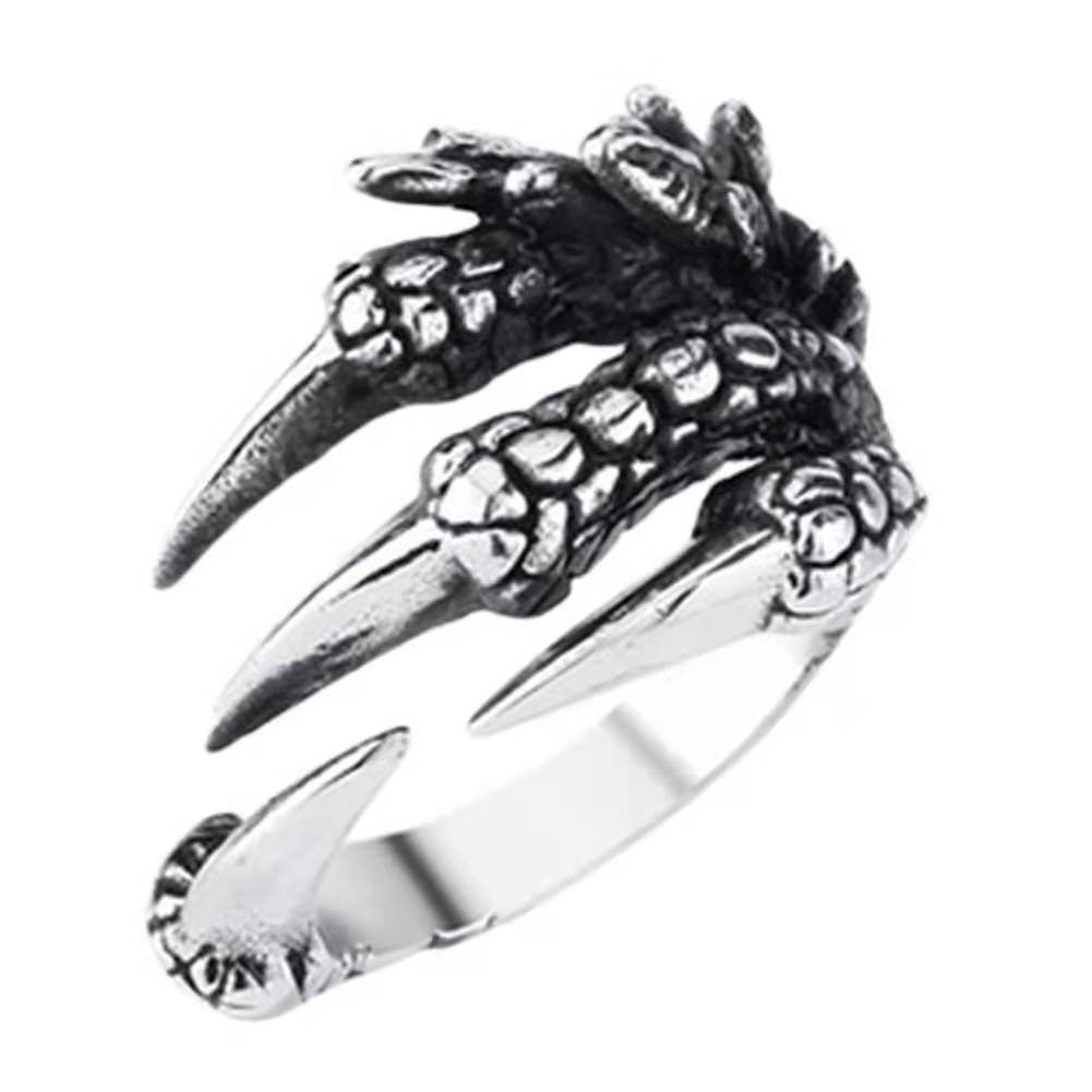 Paw Ring Adjustable Index Finger Dragon Ring Fashion Jewelry - Mubimart