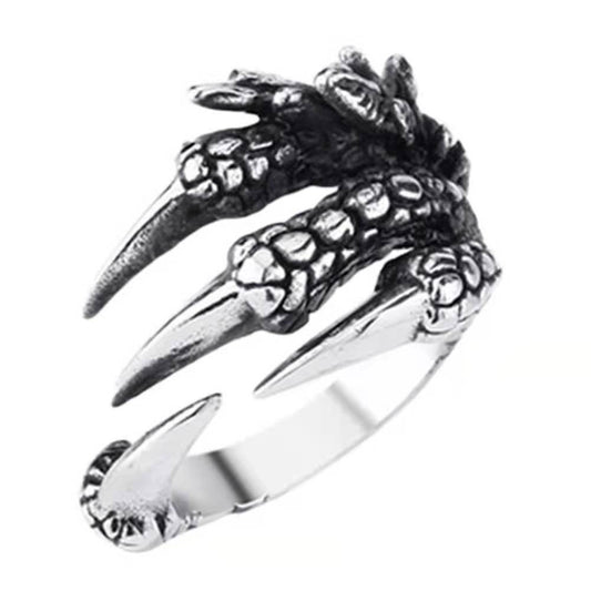 Paw Ring Adjustable Index Finger Dragon Ring Fashion Jewelry - Mubimart