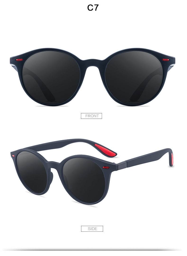 P26 Polarized Sunglasses Round Sunglasses Polarized Male Drivers Driving Sunglasses - Mubimart