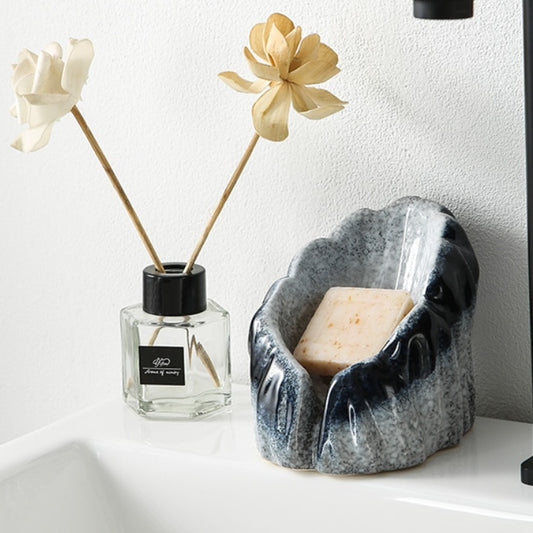 Ceramic Basin Drain Soap Dish Soap Box