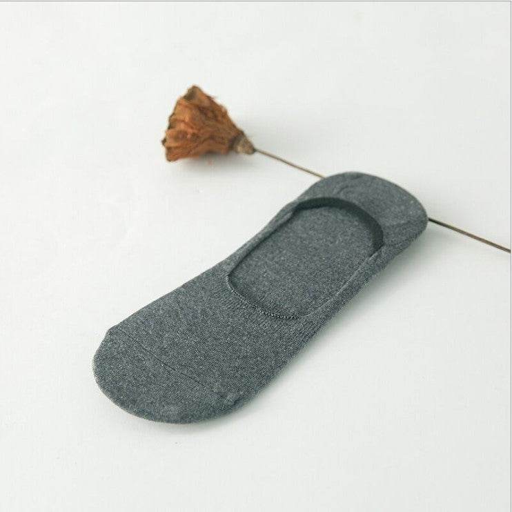 Men's Low-cut Invisible Silicone Non-slip Socks - Mubimart